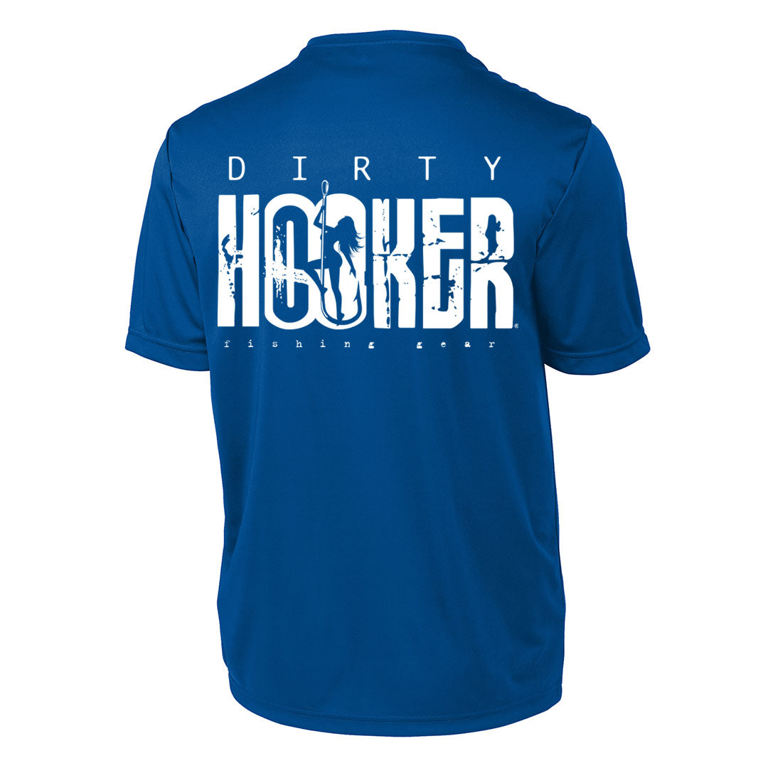 Dirty Hooker Classic White Short Sleeve Dry Fit